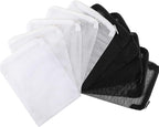 DEPEPE 10pcs 7.8 x 5.9 Inch Aquarium Filter Media Bags with Zipper for Activated Carbon, Biospheres, Ceramic Rings