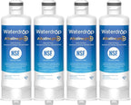 Waterdrop Alkaline DA97-17376B Water Filter, Enhances pH, Replacement for HAF-QIN/EXP, DA97-08006C, RF28R7201SR, RF28R7351SG, WD-F45-AL, 4 Filters