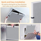 2-Pack 20x25x1 MERV 8 Reusable & Washable Electrostatic Air Filters - Long-Lasting Filter for HVAC, Furnace & Air Conditioner Units, Actual Size: 19-5/8” x 24-5/8” x 7/8”