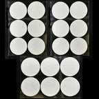 Microppose Original Synthetic Polyfil 2.5" Monotub Adhesive Filter Disks (6-Pack)