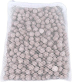 Pssopp Fish Bio Balls, Superior Filtration Efficiency Fish Biofiltration Media Ceramic Ball for Fish Aquarium Filtration
