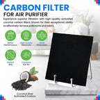 Bagean HPA200 Carbon Pre Filter A Compatible with Honeywell Air Purifier Filter Replacement - Fits HPA200 HPA5200 HPA5250 Series - Activated Prefilter A Absorbs Odor & Filters Freshen the Home (8-Pk)
