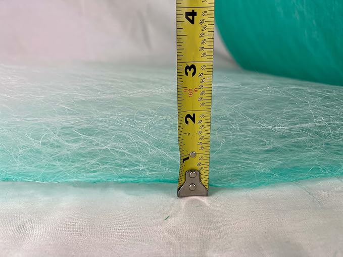 wioboy Paint Booth Exhaust Filter Roll, (36" x 300ft) 15 Gram Fiberglass Paint Arrestor for Spray Booth