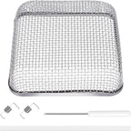 TONDA RV Furnace Vent Screen, Bug Screens Heater Vent Cover for Camper with Installation Tool and Silicone Rubber, Square