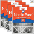 Nordic Pure 20x25x5 (Actual Size: 19 3/4 x 24 3/4 x 4 3/8) Lennox X6673 X6675 Replacement MERV 15 Air Filters 4 Pack