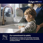Culligan with ZeroWater Technology 10-Cup Water Filter Pitcher – Includes 5-Stage Advanced Water Filter, IAPMO Certified to Reduce Lead, Total PFAS (Forever Chemicals), Mercury, Fluoride, and Chlorine