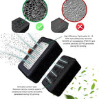2PCS 13 Activated Carbon Air Filter Replacement for Lab X1 P1 Series 3D Printers with Dual Filtration for Nanoparticles VOCs Odors