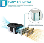 2 PCS MERV 14 Synthetic Pocket Air Filter Replacement for JET AFS-1000B,JET AFS-1000C, JDS Air-Tech 750-ER, JDS Air-Tech HP, JDS Air-Tech 350, Powermatic PM1200, 24"x12"x12"（708733）