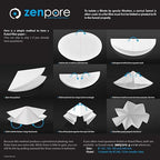 Qualitative Filter Paper 9 cm Lab Filter Paper for Chemistry, Standard Qualitative Grade 1-Medium Flow 90mm(300 Discs)