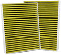 2pcs Capume Cabin Air Filter JM871 Fits for 2018 2019 2020 2021 2022 2023 2024 LS500, 2018-2024 LS500H, 2022-2025 Tundra, 2023-2025 Sequoia, Replacement for 87139-60030, 871390C010