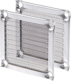 MECCANIXITY 60mm Computer Fan Filter Grills Stainless Steel Mesh Dustproof Case Cover for Computers, Pack of 2