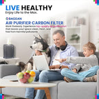 Bagean HPA300 Carbon Pre Filter A Compatible with Honeywell Air Purifier Filter Replacement - Fits HPA300 HPA5350 HPA5300B Series - Activated Prefilter A Absorbs Odor & Filters Freshen the Home (6-Pk)