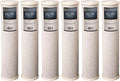 Bluonics 4.5 x 20" Carbon Block Water Filters 6 pcs 4.5" x 20" Cartridges for Chlorine, Taste and Odor