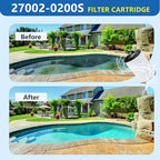 27002-0200S Pool Filter Cartridges Compatible with pentair sta-rite 27002-0200S Pool Filter System 2 Modular Media Pool and PLM200 D.E. Filter,200 sq.ft D.E. Filter with 24800-0121 Air Bleed Assembly