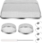 SVNR 3 Pack Flying Insect Screen for RV Refrigerator Vents, 8.5" x 5.8" x 1.5" & 1.4" x 2.8" x 1.4", Camper RV Furnace Vent Screen Accessories.