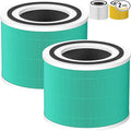2 Pack 14 True HEPA Toxin Absorber Replacement Filter Compatible with 240 Air Purifier, 3-in-1 True HEPA Filter Replacement with HP-14 Activated Carbon Filter, Green