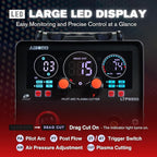 LTP8500 | 85A HF Pilot Arc Plasma Cutter, Drag-Cut Enabled, 1" Clean (1.5" Sever), 220V Single-Phase, LED Controls & Front Regulator, Portable Air Plasma Cutter for Fab, Auto, HVAC