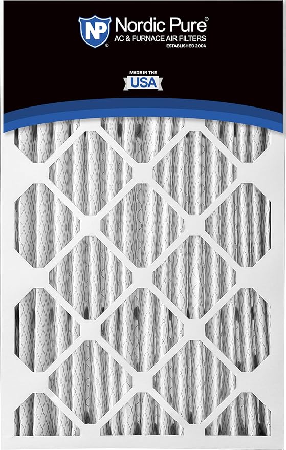 Nordic Pure 16x25x5 (Actual Size: 15 3/4 x 24 3/4 x 4 3/8) Honeywell/Lennox Replacement MERV 8 Air Filter 1 Pack