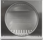 Vent Systems 10" Inch Air Supply Vent Cover with Rubber Gasket - Stainless Steel - Robust Weatherproof Outdoor Air Intake Box - Duct or Surface Mounting - Rain and Snow Protection