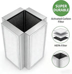 M50 Premium H13 True Hepa Filter Replacement Compatible with Air Purifer Model 50, 3-Stage Filtration System， Pre-Filter, True HEPA H13, and Activated Carbon,2 Pack