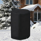 Insulated Well Pump Cover - 3-Layer Round Waterproof Heavy Duty Frost Protection Industrial Pipe Protector Winter Cistern Housing Bag Outdoor Sanitary Backflow Protection | For Yard House Ownership