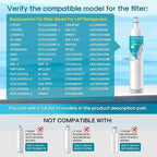 ICEPURE Alkaline 5231JA2006A Refrigerator Water Filter Replacement for LG LT600P, kenmore 9990, KENMORECLEAR 46-9990, FML-2, 5231JA2006B, WF300, R-9990, WFC2001, LSC27931ST, Enhances PH, 3Pack