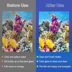 16-Pack Large Replacement Filter Cartridges Compatible with Tetra Whisper Bio-Bag Filters Large Aaquarium Filter Cartridges for Whisper 20i/40i /IQ20/30/45/60 PF20/30/40/60 Power Filters