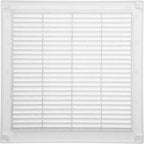 Vent Systems 10" x 10" Inch (Opening Dimensions) - Pack of 5 - White Plastic Soffit Vent Cover - Durable Flat Square Air Vent Grille with Mesh Screen - Ventilation Grill Wall, Ceiling Indoor, Outdoor