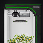 MELONFARM 4 Inch Air Carbon Filter Smelliness Control with Australia Virgin Charcoal, Odor Removal Carbon Filter for Grow Tent, Inline Fan, Hydroponics, Pre-Filter Included, Insulated Flange 4" x 11"