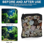 10Pcs Media Bags for Aquarium Fine Mesh Bag Aquarium Filter Media Bags with Plastic Zipper Suitable for Activated Carbon, Filter Stones, Ceramic Rings (4 x 4 inches)