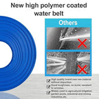 OCGIG 2" x 100 FT Pool Backwash Hose, Heavy-Duty Lay Flat Discharge PVC Hose, Weatherproof Burst Resistant for Water Pool Drain, Swimming Pool Filter Pump, Water Transfer, with 2 Clamps