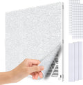 Air Vent Filters Kit, 20"X140" Cut to Size Air Filter Material, MERV 8 Electrostatic Air Filter, Vent Filters for Home Floor, Rv Ac Vent, Ceiling, Refrigeration, HVAC Furnace Vent, Etc