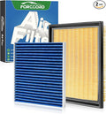 Cabin & Engine Air Filter Fit for Lexus CT200H 2011-2017, NX300H 2015-2019, Toyota Prius 2010-2015, RAV4 Only Hybrid 2016-2018 2.5L (Not Gas!) Replace#CF10285 CA10741 Car Accessories