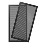 MoKo 120 x 240mm Dust Filter for Computer Cooler Fan, [2 Pack] Magnetic Frame PC Fan Dust Mesh PC Cooler Filter Dustproof PVC Cover Computer Fan Grills - Black