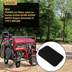 Panari Air Filter for Honda Generator GP5500 GP6500 GP6500E GP7500 GP7500E GP8000E RS5500 RS7000E EB5000X EM5000SX EB5000 EB6500 EB3500 EM6500SX Parts 17211-899-000