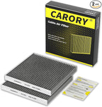 2 Pack Cabin Air Filter w/Activated Carbon for Honda 2017–2025 CR-V, 2016–2025 Civic, 2009–2020 Fit, 2016–2025 HR-V, 2018–2025 Odyssey, 2010–2022 Insight, 2019–2025 RDX, 2022–2025 MDX, and More