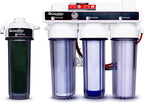 LiquaGen- Super Flow Reverse Osmosis & Deionization (RODI) Water Filtration System- 100 GPD | Ultra Pure Water Softener for 0 TDS/PPM Water | Water Purification System for Aquarium Filter Processes