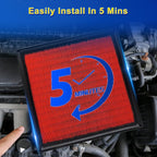 Cabin & Engine Air Filter Kit for 2019-2025 RAV4 2.5L (Naturally Aspirated, Not Fit Hybrid)