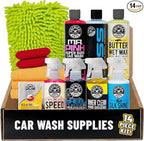 Chemical Guys HOL123 Car Cleaning Kit for Interior & Exterior, 14 Items Including (7) 16 oz Chemicals