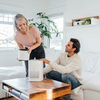 Medify MA-14 Air Purifier with True HEPA H13 Filter 428 ft² per Hour for Smoke, Odors, Pollen, Pets 99.9% Removal to 0.1 Microns White, 1-Pack