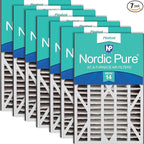 Nordic Pure 16x25x3 (Actual Size: 15 13/16 x 24 5/16 x 3) MERV 14 Trion Bear Cub 266649-101 Replacement Pleated AC Furnace Air Filters 7 Pack
