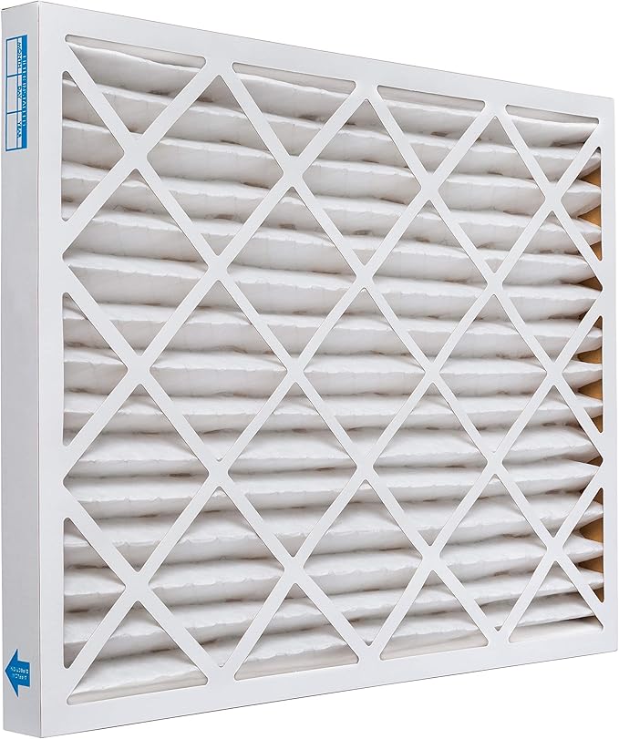 Aerostar 25x25x2 MERV 11, Pleated Air Filter, 25x25x2, Box of 6, Made in the USA