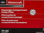 Motorcraft FP-68 Cabin Air Filter, Original Version, 1 Count (Pack of 1)