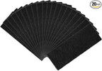 UCand 20Pack Activated Carbon Air Vent Filters for Home, 4"x10" Floor Vents Filters, Floor Registers Filters,20 Pcs Charcoal Vent Filter