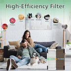 Replacement Filters b for Idylis AC-2125, AC-2126, IAF-H-100B, IAP-10-125, IAPC-40-140, IAP-10-150, IAP-10-050 Air Purifiers (2 Pack)