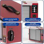 Portable Air Filtration System - Tabletop Dust Collectors (580-780CFM) for Woodworking, Movable Air Filter with Strong Vortex Fan, Benchtop Dust Collection Systems for Garage Works Shop