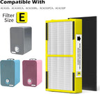 3 Pack FLT4100 HEPA Replacement Filter Size E Compatible With Guardian Technologies model AC4100 AC4100CA AC4150BLCA AC4150PCA AC4150P AC4175W Purifier, Part # FLT4100 / FLT11CB4 / Filter E