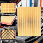 Engine Air Filter DS7Z-9601A Compatible with Fits 2015–2024 Ford Edge, 2013–2020 Fusion, 2013–2020 Lincoln MKZ, 2019–2023 Nautilus, 2016–2017 MKX