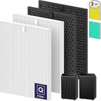 Filter Q – 1712-0123-00 Replacement Filter for Winix 5510 and 5520 Air Purifier, 5510 Replacement Combo Pack Includes: 2 HEPA & 2 Carbon Filter