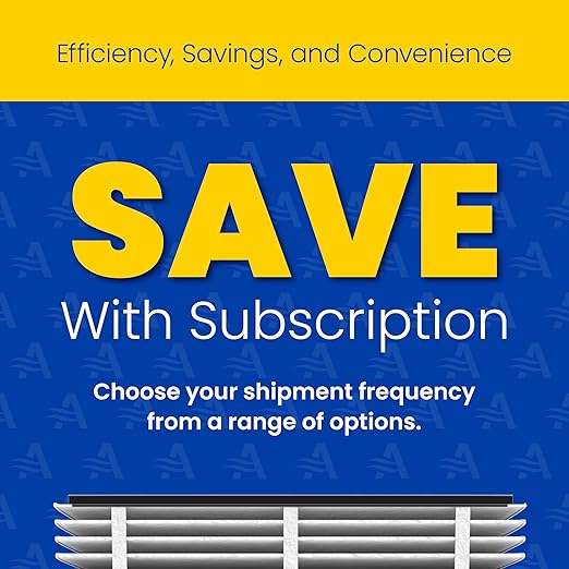 AprilAire 410 Replacement Filter for AprilAire Whole House Air Purifiers - MERV 11, Clean Air & Dust, 16x25x4 Air Filter (Pack of 8)